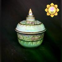 ราคา โถ ลายไทย มุกทอง ขนาดเล็ก สีมุก (1729600863398824549)