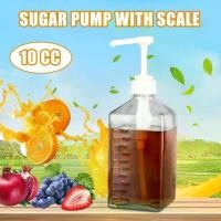 ราคา ขวดน้ำเชื่อม, โถแก้วน้ำเชื่อม 10cc, โถ, โถแก้ว, โถแก้วน้ำ, พร้อมสเกล, กดด้วยมือ, เครื่องจ่ายฟรุกโตส (1731632828369635453)