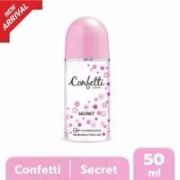 ราคา Confetti Roll On - Secret 50ml / คอนเฟตติ โรลออน - ซีเคร็ท 50มล. ครีม ทา รักแร้ dr mom ครีม ทา รักแร้ คํา แน้ม ของ แท้ กวนอิม ทา รักแร้ ส ค ร ั บ ผ ิ ว ขา ว ร (1732579944639137237)