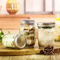 ราคา โหลแก้วmason jarสามารถ จัดเก็บ ขนม ซอส น้ำเชื่อม เครื่องเทศ เมล็ดกาแฟมิลค์เชคถ้วยปั่นBall Mason American Mason Jarโหลแก้วทรงสวยๆขวดโหลแก้ว (1731302920664221668)
