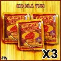ราคา KO HLA TUN พริกป่นสุก (80g) 3ซอง พริกป่น พริกป่นพม่า เครื่องเทศ (1731775034082429867)