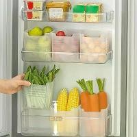 ราคา กล่องเก็บของประตูกระจก ตู้เย็น ถังเก็บของสด ภาชนะใส่อาหาร ห้องครัว สำหรับผลไม้ เครื่องเทศ และผัก ตะกร้าเก็บของ (1731300152597842445)