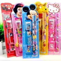 ราคา FUWOER ที่นิยมมากที่สุด 5 ชิ้น ชุดเครื่องเขียนดินสอลายการ์ตูนน่ารัก ชุดอุปกรณ์เครื่องเขียน สำหรับเด็ก การ์ตูน ดินสอ+ยางลบ+ไม้บรรทัด+กบเหลาดินสอ (1731792374507079274)
