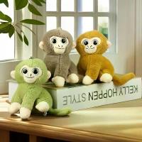 ราคา ตุ๊กตาลิงน้อย น่ารัก สมจริง ตุ๊กตาลิงสีทองขนาดเล็ก จี้กระเป๋าเป้ ลิงน้อย ตุ๊กตาผ้า ตัวเลือกที่มีสีสัน (1731343860323223222)