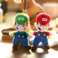 ราคา Super The Mario Bros ตุ๊กตาผ้า ของขวัญกระเป๋าเป้สะพายหลัง จี้ Mario Luigi ตุ๊กตา Tosy สำหรับเด็ก พวงกุญแจ (1729836593032693923)