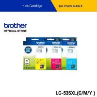 ราคา [จัดส่งทันที] Brother LC-535XL/C/M/Y ตลับหมึก สีฟ้า/ชมพู/เหลือง สำหรับเครื่องอิงค์เจ็ทรุ่น DCP-J100, DCP-J105, MFC-J200 (1,300 แผ่น ISO24711) (1731644677646746913)