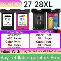 ราคา ตลับหมึกที่เข้ากันได้สำหรับเครื่องพิมพ์ HP 27 และ HP 28, ตลับหมึกสีดำ HP27 และ HP28, ตลับหมึก HP5608 และ HP3325, ตลับหมึก HP4110 และ 5679 (1731191028180288662)