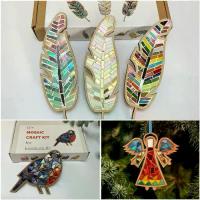 ราคา ชุดโมเสค DIY, ศิลปะและงานฝีมือ, ไม้ใหม่, โมเสคขนนกสดใส, ศิลปะกระจกสี, ชุดโมเสคขนนกนกแก้ว, เหมาะสำหรับอายุ 8-12 ปี (1729837370456574691)