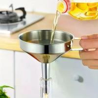 ราคา กรวยสแตนเลส 304 กรวยกรอกน้ำ กรอกอาหาร ของเหลวต่างๆ กรวย สําหรับเติมน้ำมัน น้ำผึ้ง กรวย กรอก อาหาร (1732321708930598841)