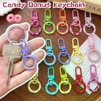 ราคา พวงกุญแจโลหะผสม สีหวานและมีสีสัน ถอดออกได้ ตะขอเกี่ยวกุ้งก้ามกรามสแน็ป DIY พวงกุญแจสีลูกกวาด โดนัท และมาการูน มีให้เลือก 1/3/5 ชิ้น (1732246904643684725)