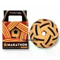 ราคา ตะกร้อ มาราธอน MT301 ลูกตะกร้อ Marathon แท้ MT.301 ลูก ตระกร้อ ลอดห่วง เส้น 3 แถบ ตะกร้อมาราธอนของแท้ ลูกเซปักตะกร้อ 301 (1732313541907023808)