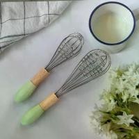 ราคา ตะกร้อ B: ตะกร้อตีไข่ 2 ชั้น สแตนเลส 430 ด้ามสีพาสเทล ที่ตีไข่ ที่ตีแป้ง ตะกร้อมือ (1730863278171588663)