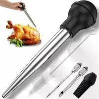 ราคา เครื่องปั๊มฉีดน้ำปรุงรส ซอส บาร์บีคิว หัวฉีดยาเนื้อไก่งวง สำหรับทำอาหารในครัวที่บ้าน เครื่องมือฉีดยาแบบหยด (1732744121538151878)