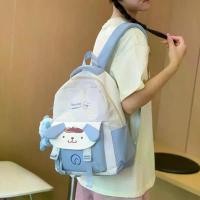 ราคา กระเป๋าเป้โรงเรียน Sanrio สีดำ ขนาด 26*15*40 ซม.เครื่องชั่งน้ำหนัก 0.34 กก.กระเป๋าเป้สะพายหลัง รับประกันระบายอากาศ กันน้ำ เบาพิเศษ ลดภาระ สำหรับผู้หญิงและผู้ชายทุกวัย (1730732848298167052)