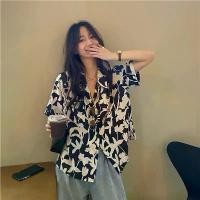 ราคา เสื้อเชิ้ต สไตล์ฮ่องกง วินเทจ คอปกสูท ทรงหลวม ลำลอง พิมพ์ลายดอกไม้ แขนสั้น สำหรับผู้หญิง ฤดูร้อน 2025 มาใหม่ เสื้อ ใย สับปะรด ชุด ผ้า ไทย ใยไหม ชุด อาข่า hanfu chinese mya (1731218998087091443)