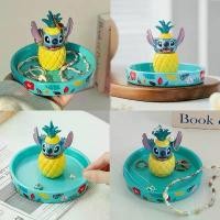 ราคา ️ ที่วางเครื่องประดับ Aloha Stitch สติช สับปะรด ถาดวางเครื่องประดับ สร้อยคอ กำไล นาฬิกา ของขวัญ 34011 (1732267762278696377)