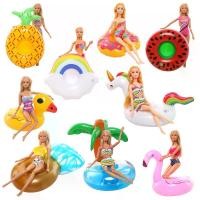 ราคา เครื่องประดับตุ๊กตาบาร์บี้ สไตล์แฟชั่น ชุด 9 วงกลมนั่งคงที่ ประกอบด้วย สับปะรด เป็ด สายรุ้ง เมฆ นางเงือกสีฟ้า 11.5" (1729990459599457232)