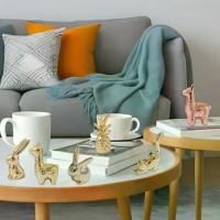 ราคา ตกแต่งกระต่ายเซรามิก, Raliyu, ประติมากรรมกระต่ายเซรามิกน่ารัก, ตุ๊กตาสัตว์เซรามิกขนาดเล็กที่น่ารัก, เหมาะสำหรับตกแต่งโต๊ะ, รูปปั้นกระต่าย, แมว, ลาปลา, สับปะรด (1732063025358997680)