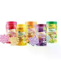 ราคา Vita-C Vitamin C 25mg วิตามินซี กระปุก 1000 เม็ด รส องุ่น / ส้ม / สตรอเบอรี่ / มะนาว / สับปะรด (1731791425195314008)