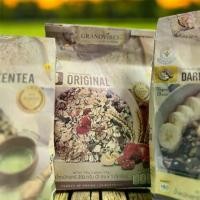 ราคา ส่งไว มีคูปอง Granovibes Granola ชาเขียว กราโนไวบ์ส กราโนล่า น้ำหนักสุทธิ 350 กรัม (1732033690945946736)