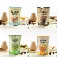 ราคา [ 1 ห่อ ] ขนมปังเนยหนึบ Richly Brownie ปังกรอบ เนยหนึบ หอมหวาน มี 4 รส (นม,ชาเขียว,ช็อคโกแลต,ไข่เค็ม) ขนาด 50 กรัม ขนมทานเล่น (1730589766655838827)