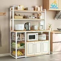 ราคา COD160cm ชั้นวางของในครัว ชั้นวางอเนกประสงค์ ประหยัดพื้นที่ สามารถวางไมโครเวฟ เครื่องปรุงรส ขนาดใหญ่ชั้นวางพร้อมตู้TikTok (1731192329973040756)