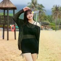 ราคา ชุดว่ายน้ำสำหรับผู้หญิง พลัสไซส์ แขนยาว คลุมหน้า กันแดด กระชับสัดส่วน ทรงหลวม เหมาะสำหรับคนอ้วน MM ชุดว่ายน้ำ 2 ชิ้น 3 ชิ้น 200 จิน (1731875967383275429)