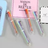 ราคา สินค้าเกรดAปากกาลูกลื่น 6 สี พร้อมส่ง Ohwowshop ปากกา ปากกาลูกลื่นสีน้ำเงิน เครื่องเขียน ราคาส่ง ปากกาหลายสี ปากกากดหลากสี ปากกา6สี กระเป๋า ใส่ แปลก ช็อต ไฟ ดินสอ หมี เนย ดิน สอด (1731736822886598134)