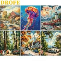 ราคา Drofe,ระบายสีตามตัวเลขมีกรอบ,ระบายสี,ธรรมชาติ,paint by number,ภาพระบายสี,ภาพระบายสีตามตัวเลข,ศิลปะ,ระบายสีตามตัวเลขหลักสิบบ,ชุดระบายสีตามตัวเลข,ระบายสีรูปภาพ,สมุดระบายสี,ของแต่งห (1730856044190664966)