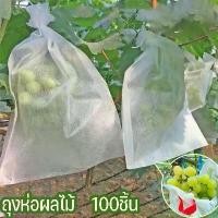 ราคา ถุงห่อผลไม้ 100pcs ถุงห่อฝรั่ง มะม่วง องุ่น และอื่นๆ ปกป้องต้นไม้ผลไม้ของคุณ (1732272782298351686)