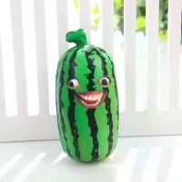 ราคา ของเล่นสกุชชี่ รูปผลไม้ กล้วย แตงโม มะม่วง และพีช บีบกลับ ของเล่นสปริงชิลๆ สกุชชี่แตงโม (1731414678453454175)