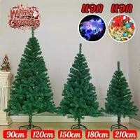ราคา Christmas ต้นคริสต์มาส 90-210cm ต้นคริสมาส ตกแต่งคริสมาส ตกแต่งปีใหม่ ตกแต่งบ้าน ต้นไม้ปลอม ต้นคริสมาสใหญ่ (1731153950346217650)