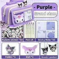 ราคา กล่องดินสอ Sanrio, กล่องดินสอ Kuromi, กล่องดินสอ Kuromi สำหรับเด็กผู้หญิงความจุขนาดใหญ่และมูลค่าสูง, กล่องดินสอสีม่วง, กระเป๋าเก็บเครื่องเขียน, อุปกรณ์ต่อพ่วง Kuromi, ชุดเครื่องเ (1731409542342215498)
