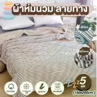 ราคา ผ้าห่มนวมลายทาง ผ้าห่มนวม6ฟุต ผ้าห่มนวม5ฟุต ผ้า่ม ผ้านวม ผ้าห่มนวมขนาด (1729641912662461198)