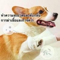 ราคา ผ้าเช็ดทำความสะอาดสัตว์เลี้ยง สินค้าและอุปกรณ์สำหรับสัตว์เลี้ยง อุปกรณ์ทำความสะอาดและผลิตภัณฑ์ดูแลสุขภาพ การดูแลสัตว์เลี้ยง อุปกรณ์สัตว์เลี้ยง พร้อมส่งถุงมืออาบน้ำสัตว์ (6ชิ้น/ห (1732166711889725193)
