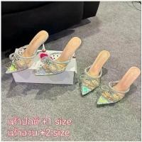 ราคา (แบรนด์ไทย) GiftRich No.16 Princess รองเท้าคัทชูหัวแหลม(โบว์เพชร) จัดส่งเฉพาะจุด (1732037168173909464)