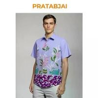 ราคา ประทับใจปาเต๊ะ [แบรนด์ไทย] เสื้อเชิ้ตผู้ชายลายสมุทรสาคร เชิ้ตผู้ชาย ผ้าไทย ลายปาเต๊ะ (023SM) (1732361887069406726)