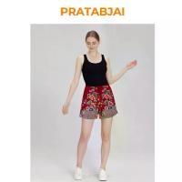ราคา กางเกงขาสั้น ลายปาเต๊ะ ประทับใจปาเต๊ะ [แบรนด์ไทย] (005) (1730126195098946054)