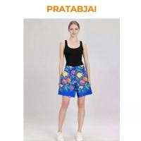 ราคา ประทับใจปาเต๊ะ [แบรนด์ไทย] กางเกงขาสั้นสาปหน้า 4 ส่วน กางเกงลายปาเต๊ะ (008) (1730222378987653638)