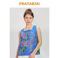 ราคา ประทับใจปาเต๊ะ [แบรนด์ไทย] เสื้อคอกระเช้าผู้หญิงสาปหน้า ผ้าไทย ลายปาเต๊ะ (035) (1730051543030532614)