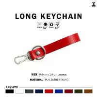 ราคา (สีตามกระเป๋า) แบรนด์ 8910 พวงกุญแจ หนัง PU ประกบ 2 ชั้น แบบยาว แบรนด์ไทย พวงกุญแจรถ บ้าน อะไหล่สีเงิน หัวหมุน 360 องศา (1729774732695865554)