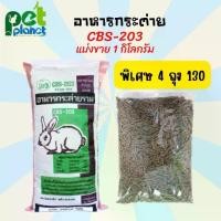 ราคา [1kg.] อาหารกระต่าย CBS-203 อาหารสำหรับ กระต่าย ขนมกระต่าย หญ้ากระต่าย แบบแบ่งขาย CBS203 ขนาด 1 kg (1729636860367899154)