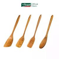 ราคา Seagull ตะหลิว ทัพพี ไม้สัก มีให้เลือก 4 แบบ [ตะหลิวปลายเฉียง ตะหลิวทึบยาว ตะหลิวกรองยาว ทัพพีไม้สัก] (1729716196397058553)
