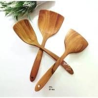 ราคา ฮ๊อต!! ตะหลิวไม้สักทอง ตะหลิว ตะหลิวไม้สักปากกว้าง ตะหลิวผัด ตะหลิวเล็ก ตะหลิวใช้กับกระทะเทปล่อน ตะหลิวไม้ flipper (1732689988552001513)