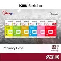 ราคา (ของแท้100%) Meago เมมโมรี่การ์ด 2GB 4GB 8GB 16GB 32GB 64GB SDHC/SDXC Class 10 UHS-I Micro SD Card (1732601442653340935)