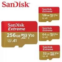 ราคา SanDisk Extreme microSD Card ความเร็ว100MB/S ความจุ 32GB 64GB 128GB 256GB Class10 การ์ดหน่วยความจำ เมมโมรี่การ์ด (1732268807773587413)