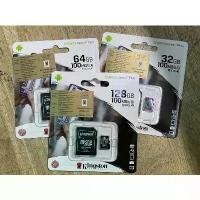 ราคา เมมโมรี่การ์ด Kingston 128 GB 64GB 32GB(class 10) แท้ % รับประกันตลอดอายุการใช้งาน สินค้าดี (1732392454767019449)