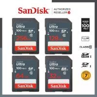 ราคา SanDisk Ultra SD Card Class10 32GB/64GB/128GB Speed 100 MB/s (SDSDUNR) SDHC-SDXC เมมโมรี่การ์ด สำหรับ SDCARD กล้องมิลเลอร์เลส DSLR Mirrorless ประกัน 7ปี (1730151381769751382)