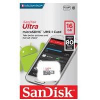 ราคา SanDisk Ultra Micro SD Card 16 GB Class 10 SPEED UP TO 80 MB/s** 533X FULL HD เมมโมรี่การ์ด สำหรับงานกล้องวงจรปิด IP Camera หรือ โทรศัพท์สมาร์ทโฟน Smart Phone. (1730620769297533018)