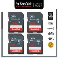 ราคา พร้อมส่งจากไทย SanDisk Ultra SD Card Class10 32GB/64GB/128GB Speed 100MB/s (SDSDUNR) SDHC-SDXC เมมโมรี่การ์ด SDCARD (1731959755840783856)